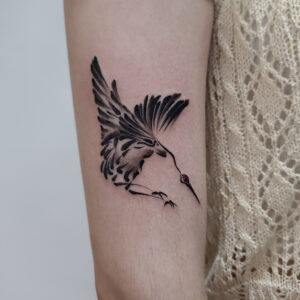 Fine-line tattoo