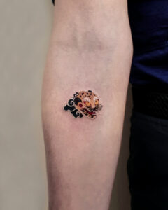 Korean minhwa tiger tattoo